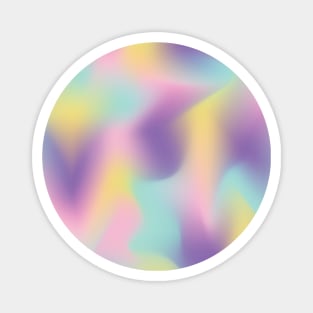 Pastel Colors Abstract Art Magnet